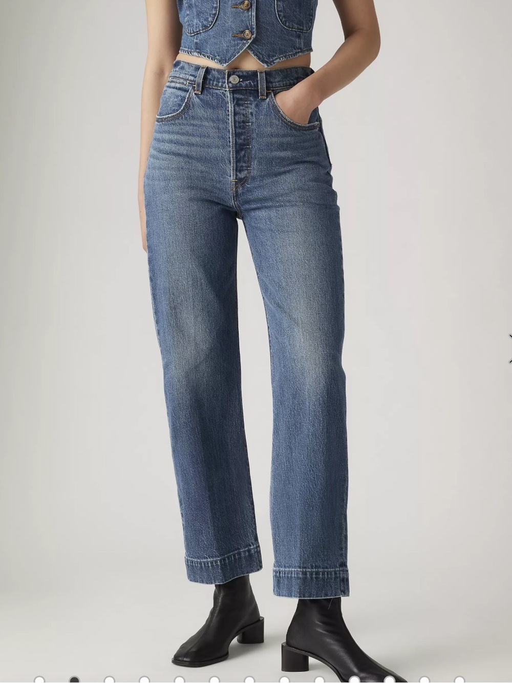 Levi's® Premium RIBCAGE STRAIGHT ANKLE TAILORED WOMEN'S JEANS